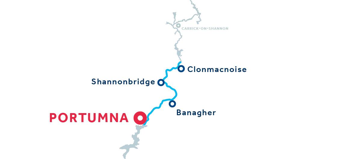 Itinéraire de 3 nuits en Irlande : Portumna aller retour