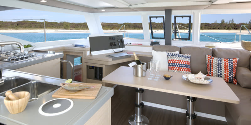 FYC Fountaine Pajot Lucia 40 – Sea Lyon - Saloon