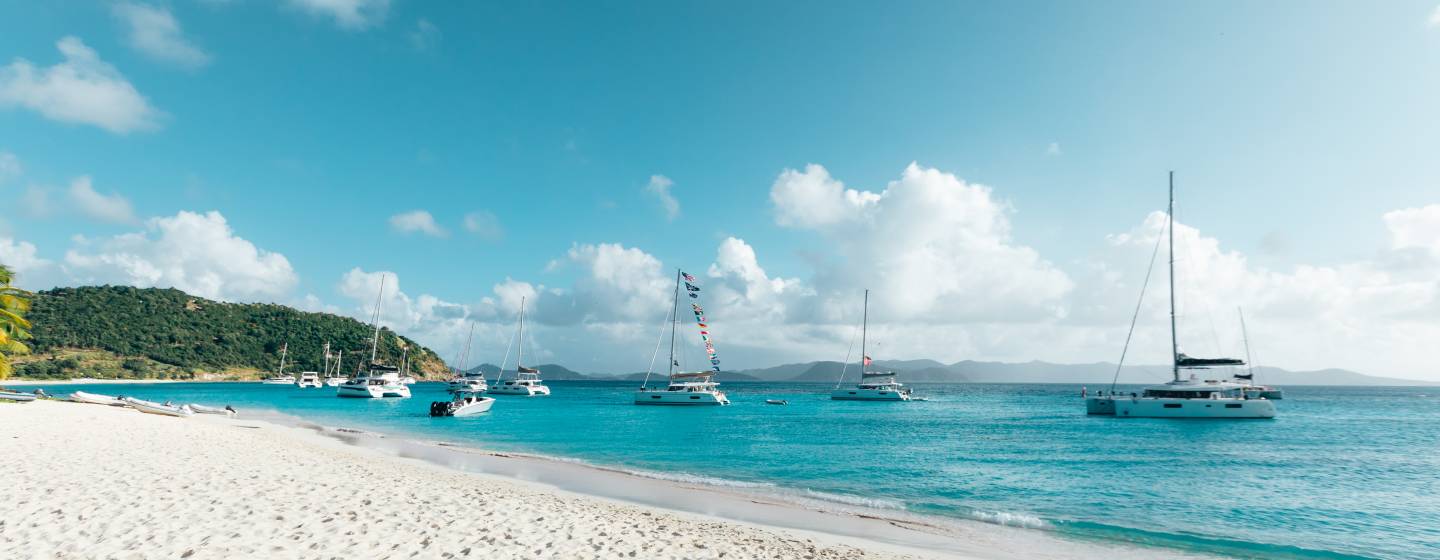 Strand in den BVI