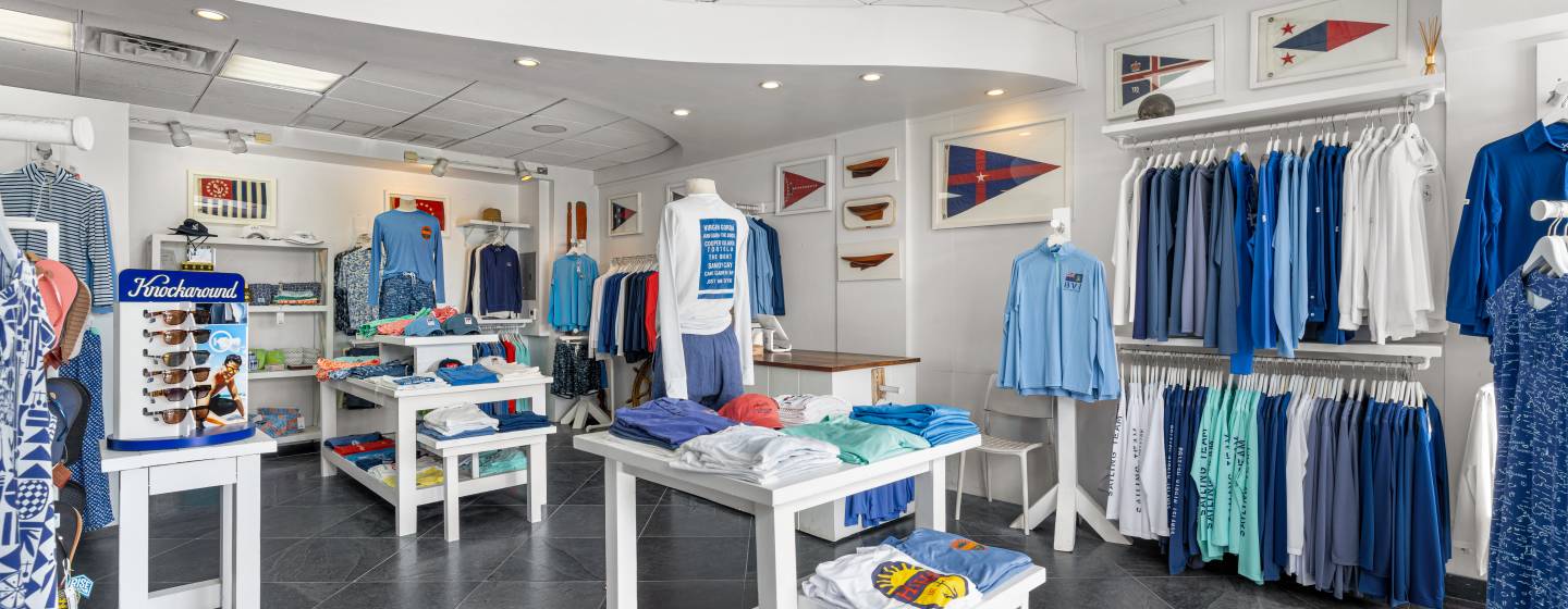 Shopping at The Moorings Yacht Club