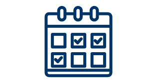 Flexible booking calendar with selected travel dates