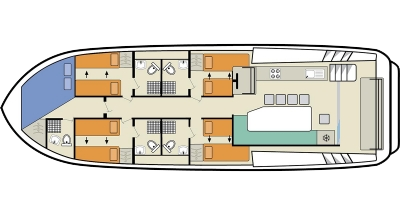 Deckplan der Horizon 5