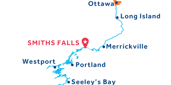 Smiths Falls base location map