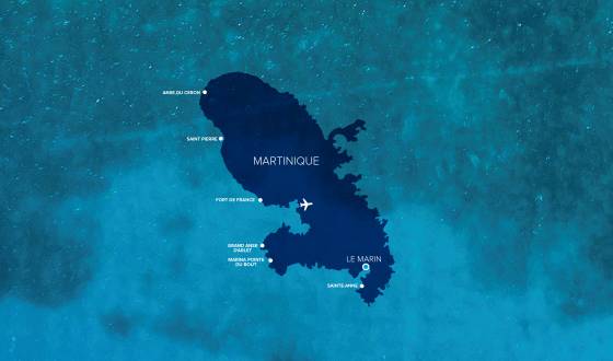 Map - Martinique