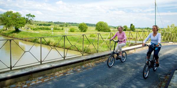 Radtour auf dem Canal du Midi