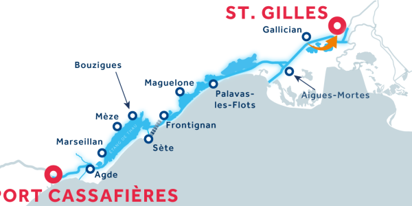 Gallician > St-Gilles map