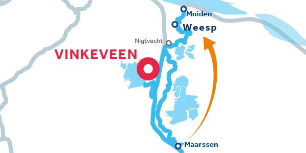 Vinkeveen andata e ritorno lungo il Vecht
