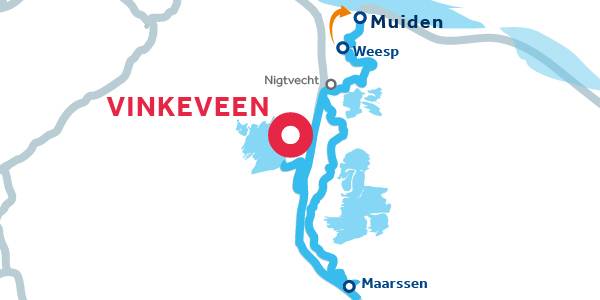 Vinkeveen andata e ritorno lungo il Vecht
