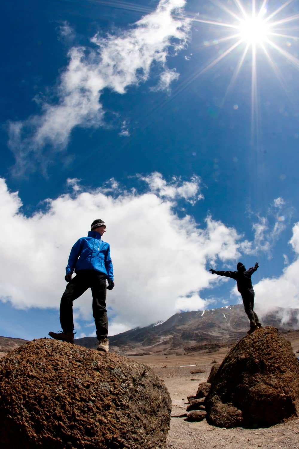 Standing on Kibo Crater