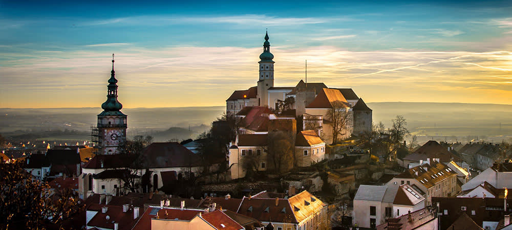 Cycling tour of Mikulov Castle, Czech Republic