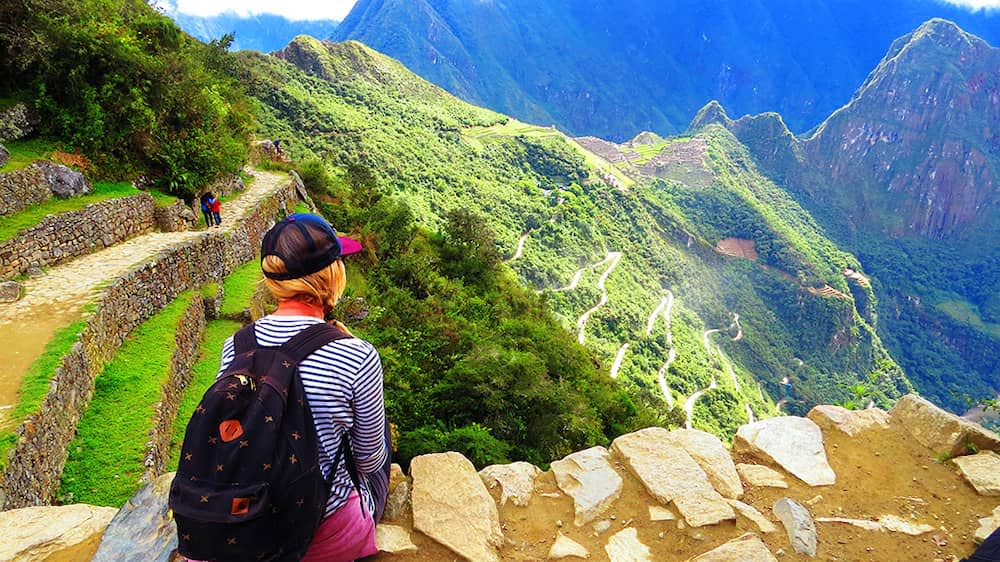 View over Machu Picchu