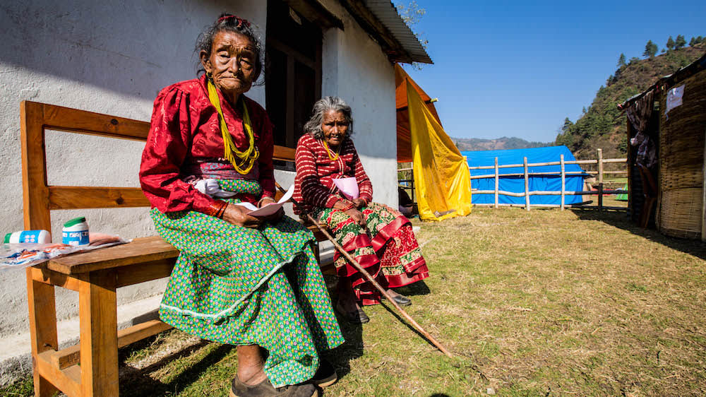 ladies at nepal medical camp