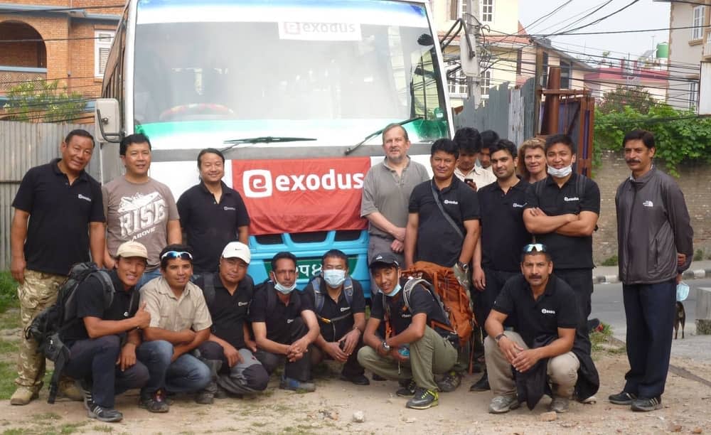 Pete with the Nepal group