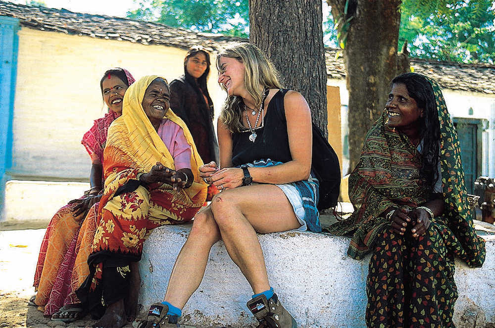 Meeting the locals