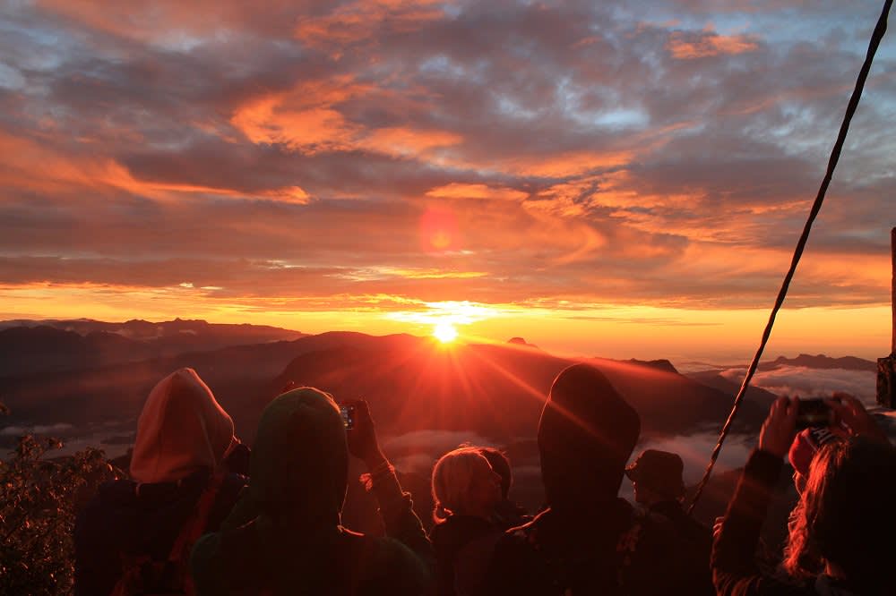 Sunrise on Adam's Peak