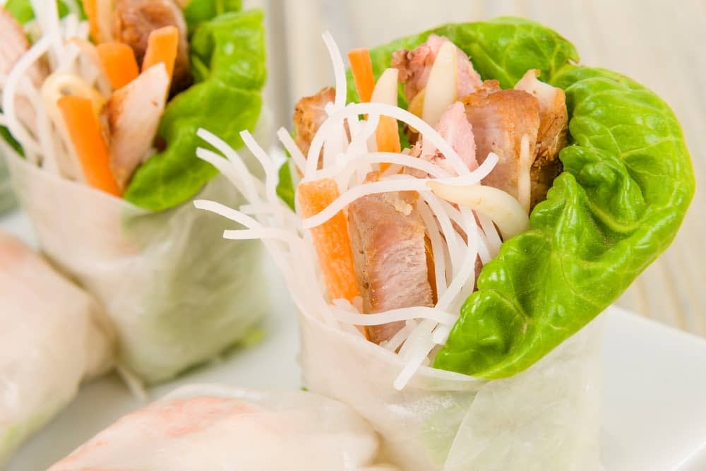 Goi Cuon (summer rolls) in Vietnam