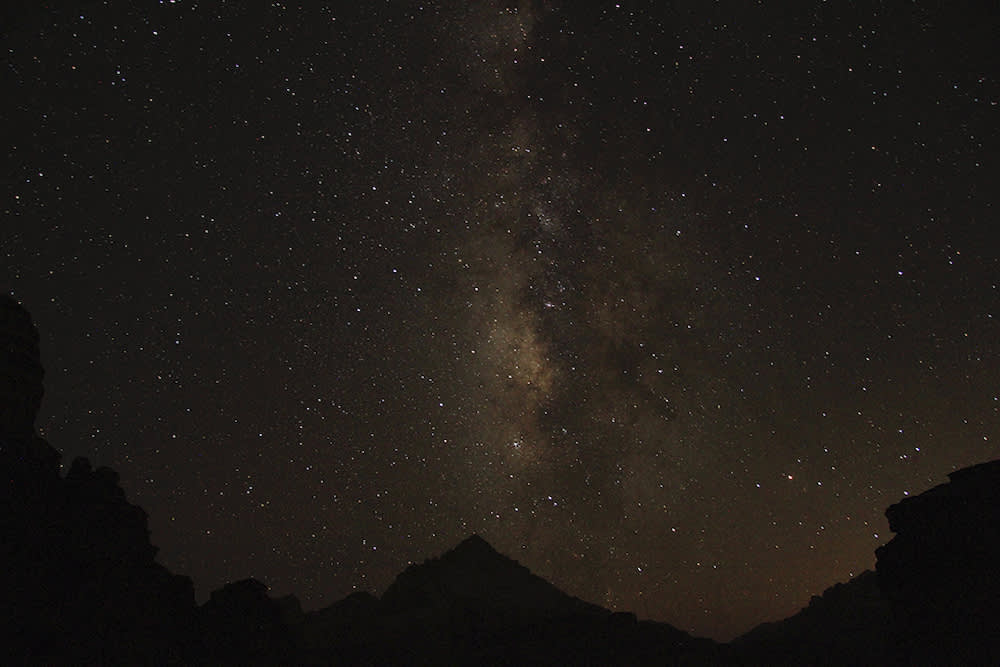 Starry sky over Jordan