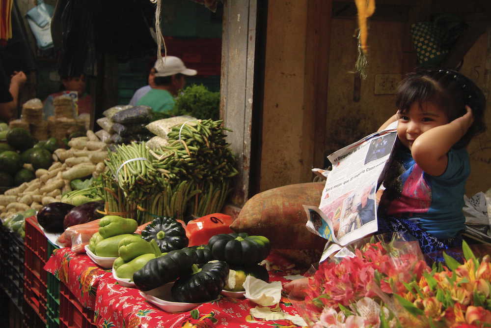 Mexican market stall