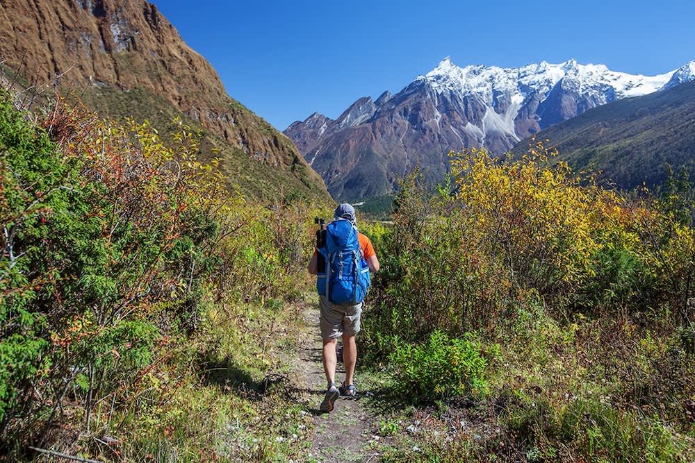 Trekking in the Nepali Himalaya