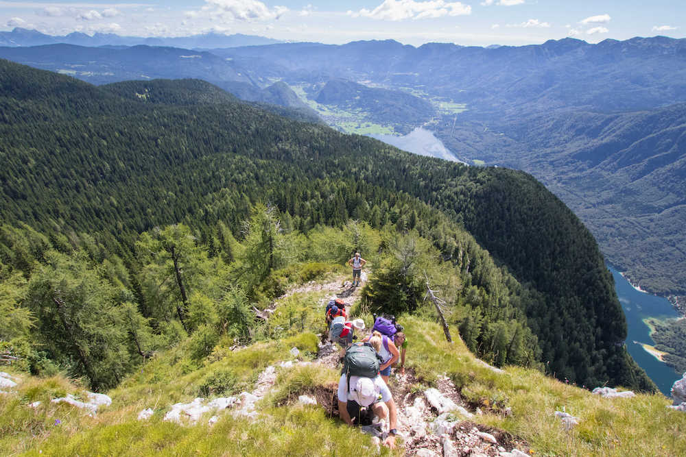 The ascent of Triglav