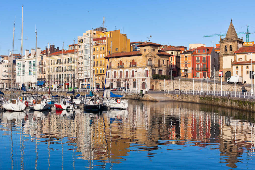 Fishing boats in a Spanish harbour