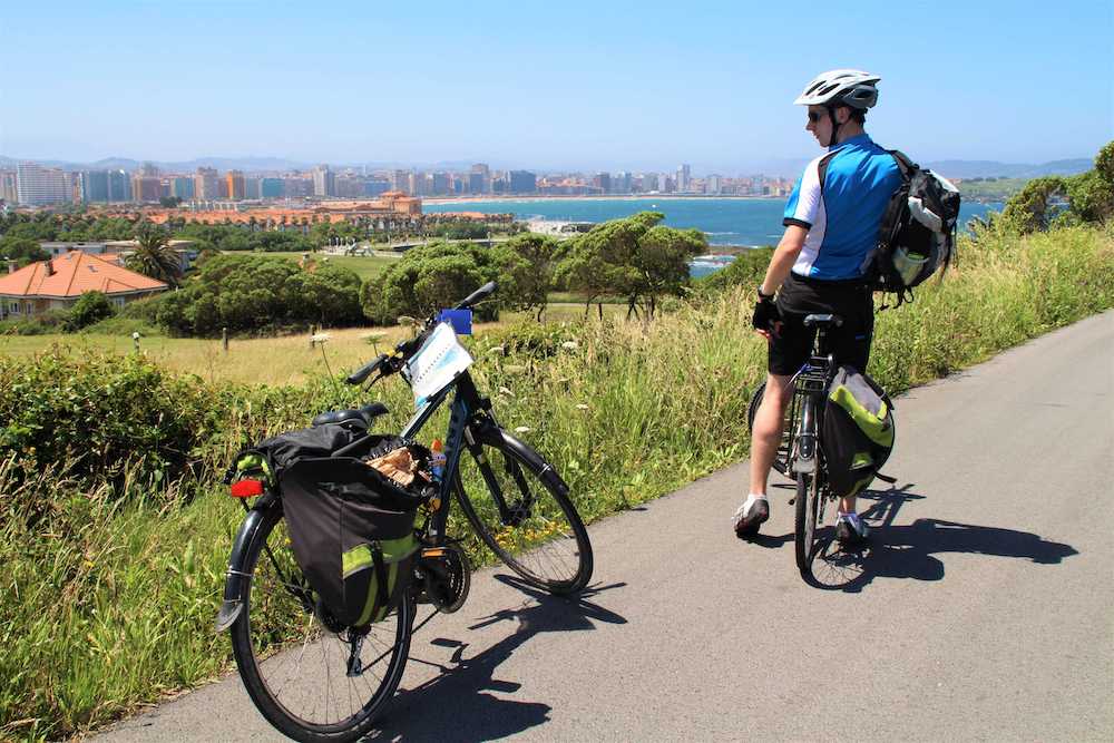 Cycling along the Spanish coastline