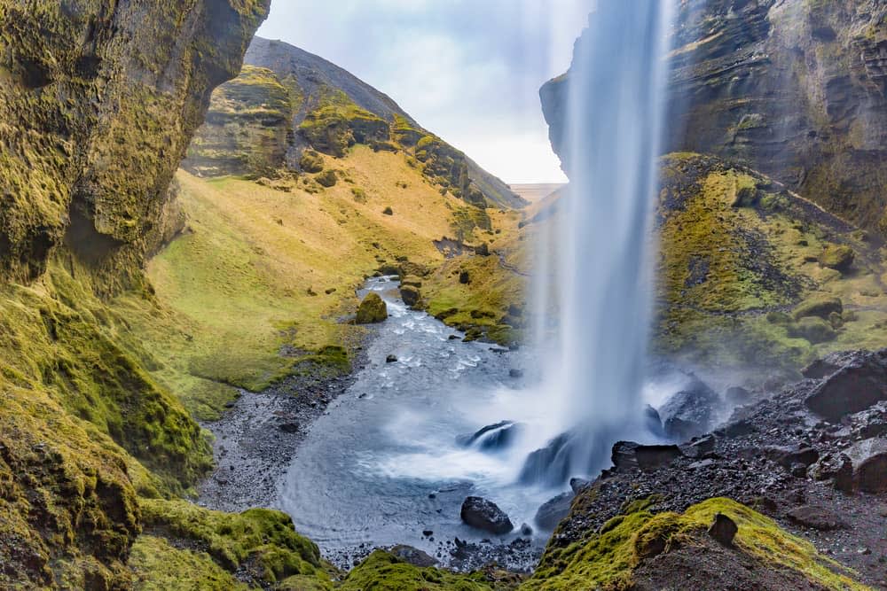 iceland waterfall