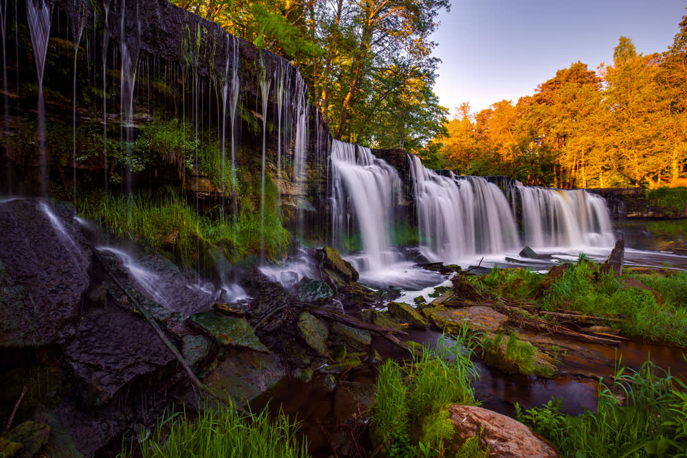 Waterfall in Estonia