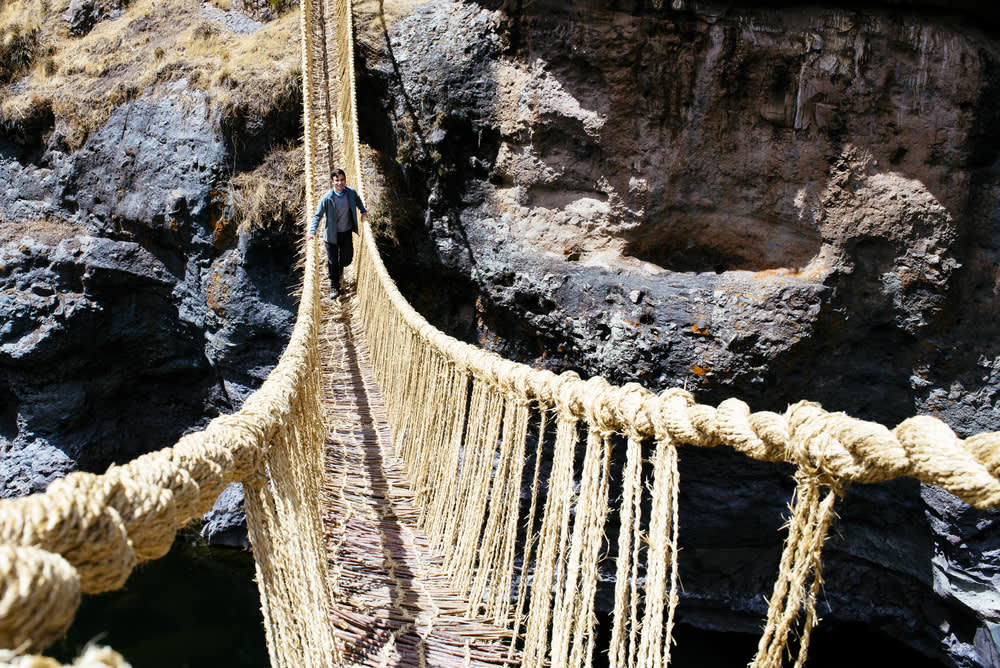 River crossing Peru