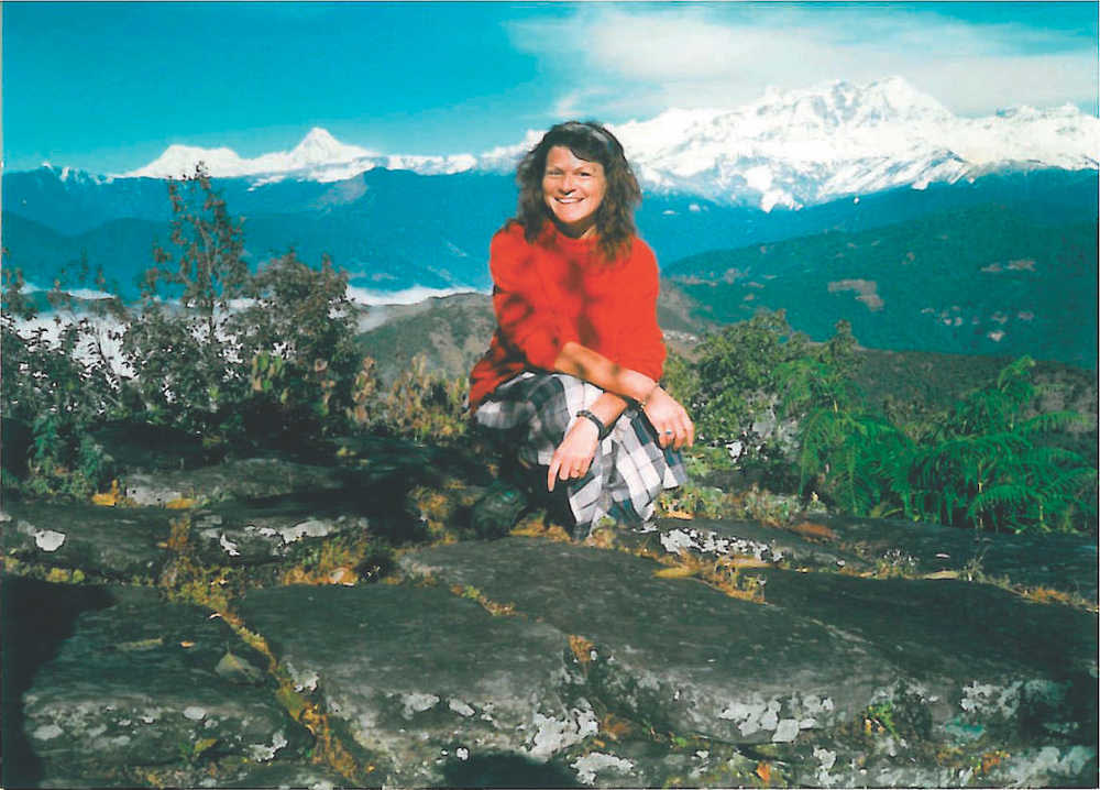 Valerie in the Himalaya