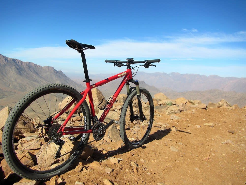 Cycling in the atlas mountains