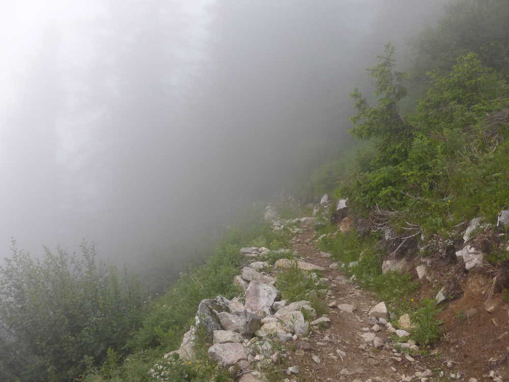 Mist on Mont Blanc