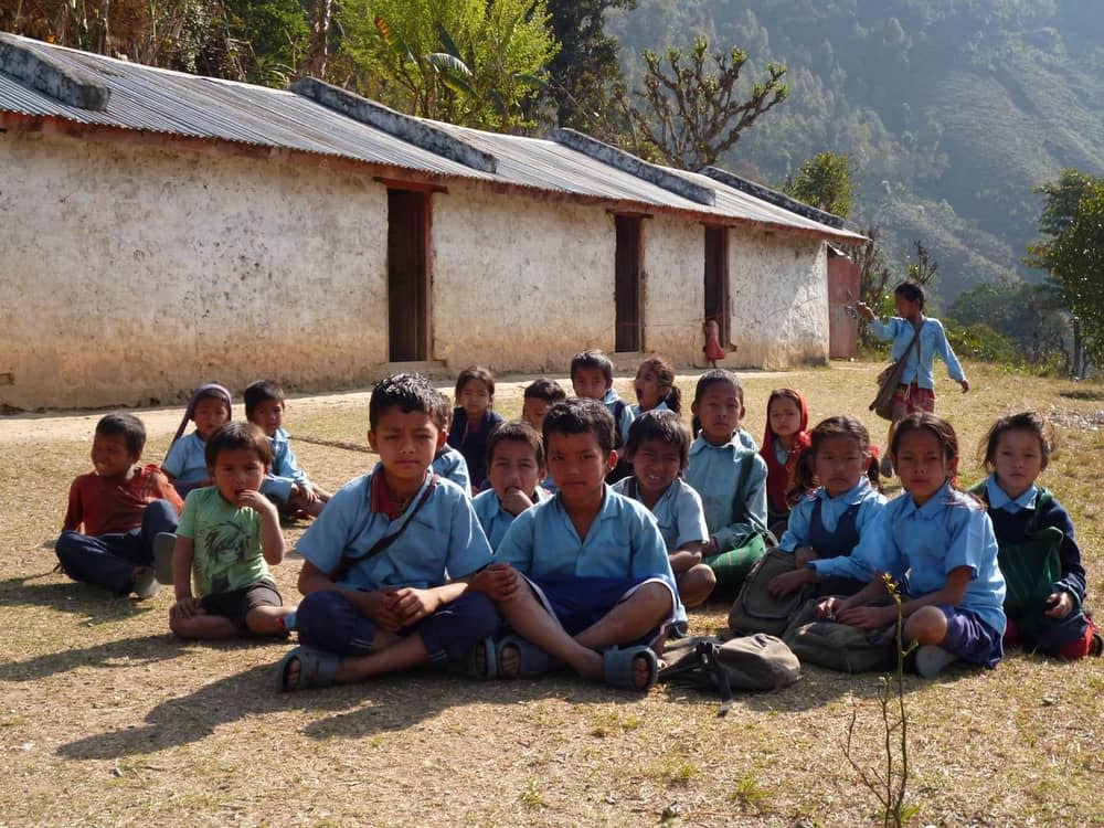 nepali schoolchildren