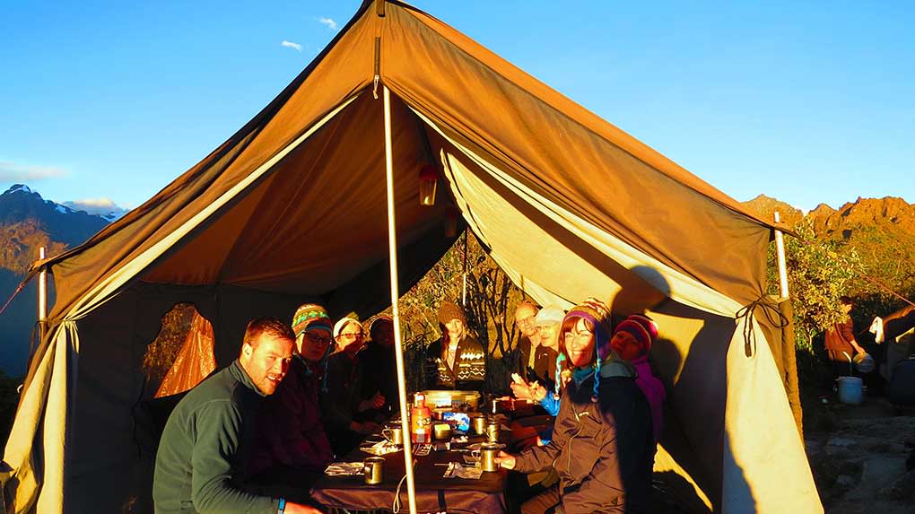 Camping on the Inca Trail