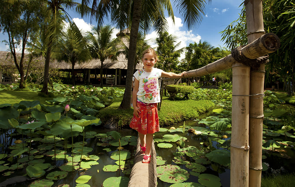 Child exploring Vietnam