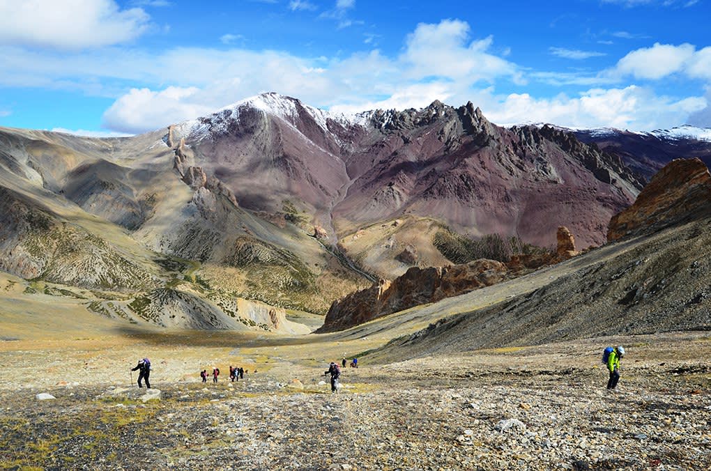 Trekking amidst the Ladakhi Himalaya