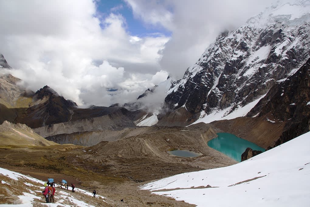 View from Inca Chiriasqa Pass