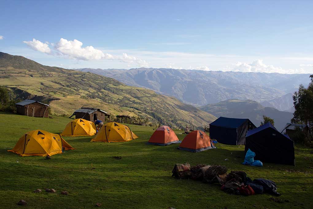 Camping on the Inca Trail