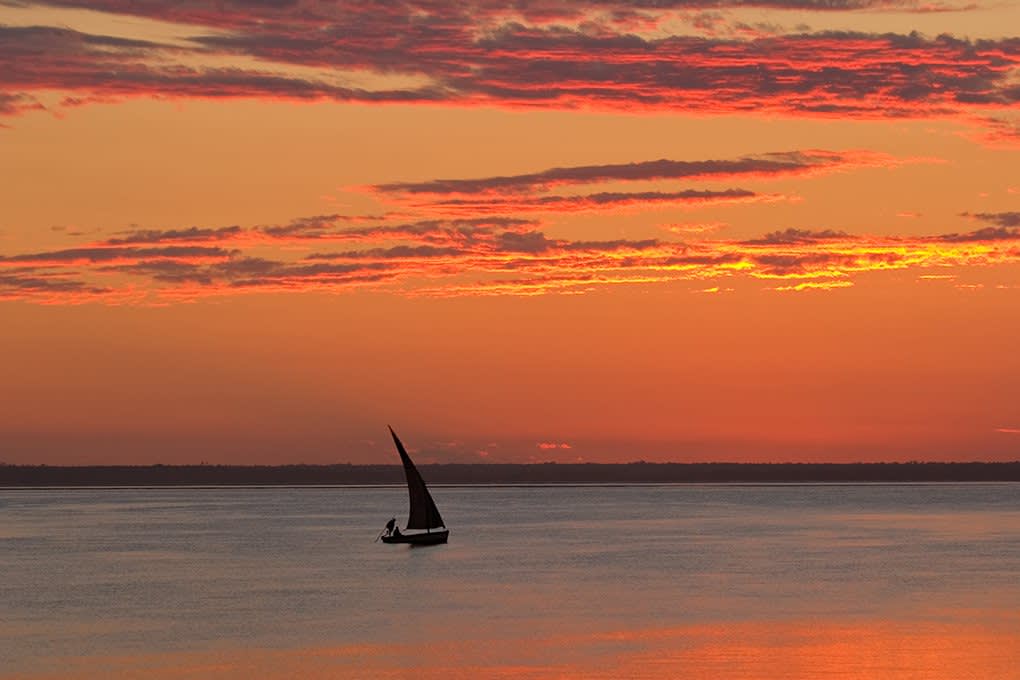 Sailing on the Indian Ocean