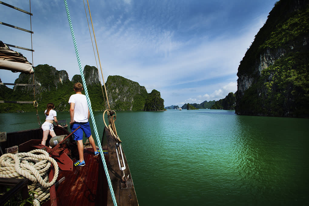 Sailing on Ha Long Bay