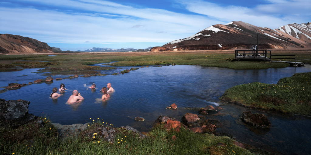 Iceland geothermal pool