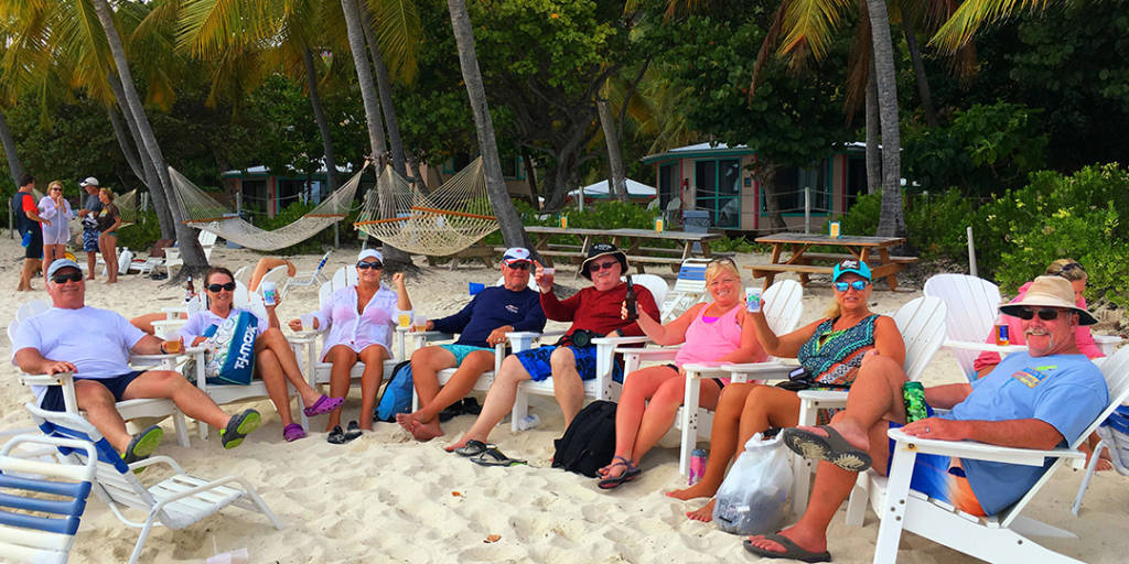 Soggy Dollar bar beach chairs