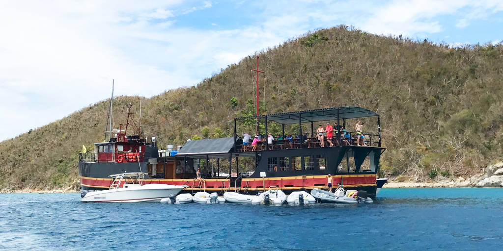 Willy T at Peter Island