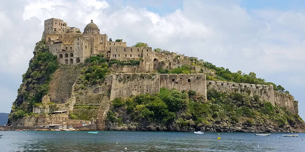 harbor of Ischia’s old town
