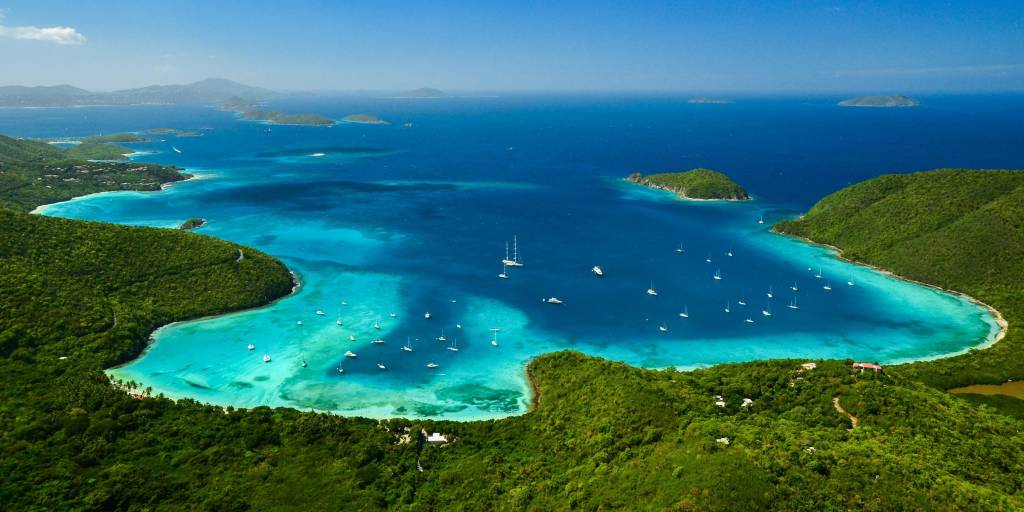 Maho Bay on St. John, U.S. Virgin Islands