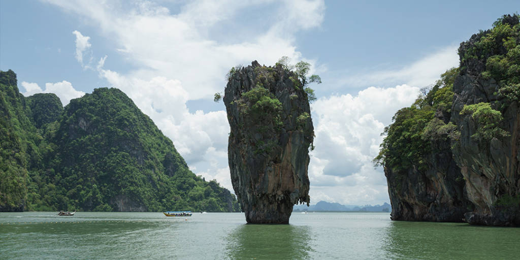 Felsige Säulen Thailands