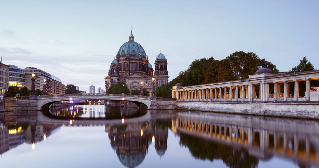 Berlin Cathedral By River Against Sky - Is Germany safe