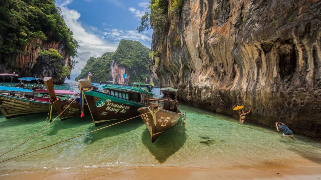 Longtail Boats in Koh Lading