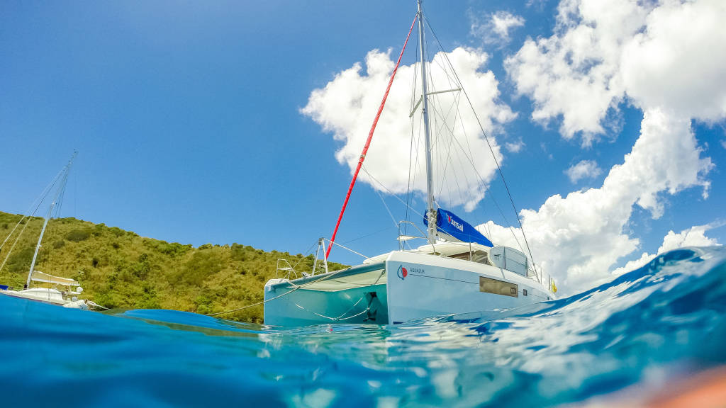 Sunsail yacht in BVI