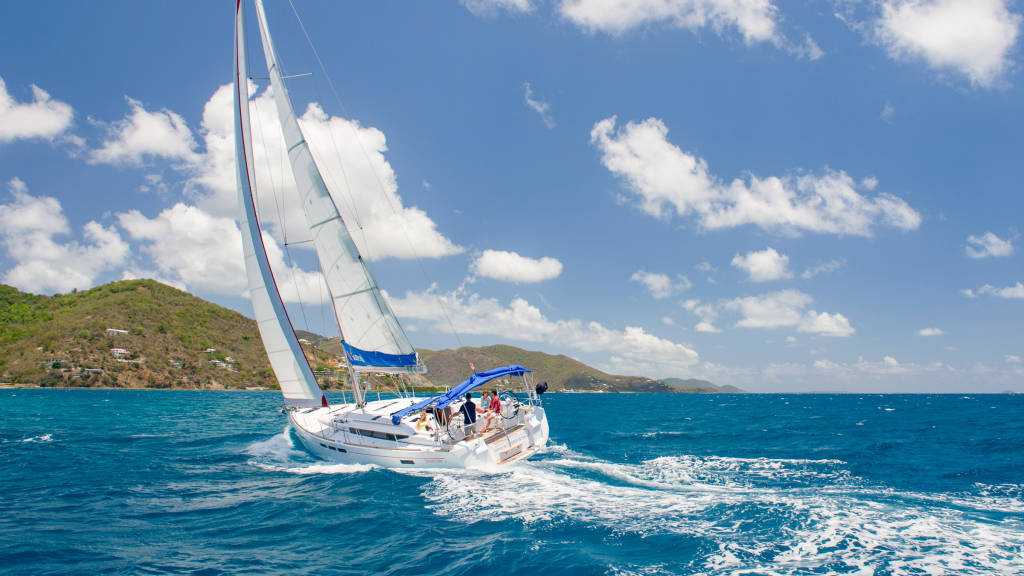 learning to sail in the BVI